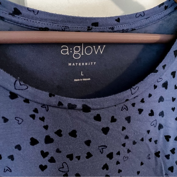 aglow maternity + nursing shirt, large - Picture 3 of 4